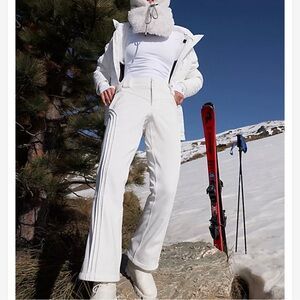 NEW Free People Movement Valencia Ski Flare  Pants White Womens SMALL $298.00